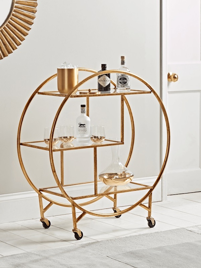 Deco Cocktail Trolley - Cox And Cox