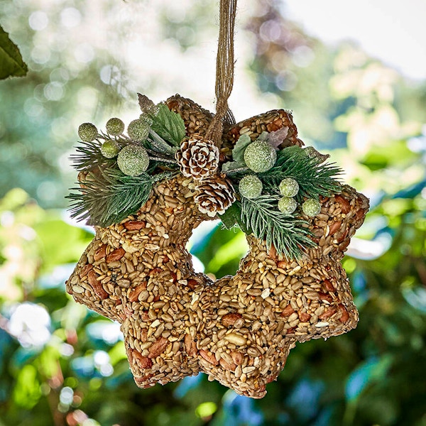 Bird Food Christmas Wreath