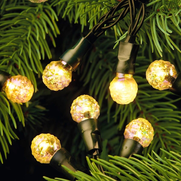 Robert Dyas Mains Operated LED Berry Lights - Warm White