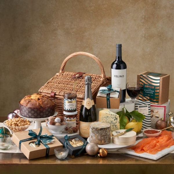 Going Overboard, Panzer’s, £525 Push the boat out with this appropriately named proper hamper, from the St John’s Wood deli. There’s a list as long as your arm of its contents, which spans Champagne to salmon, panettone to charcuterie selections. Spectacular.