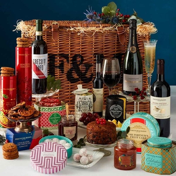 The Christmas Celebration Hamper, Fortnum & Mason, £250 No one in the history of time has gone wrong with a Fortnum’s hamper. Classic, iconic, and at the top of everyone’s wish list. We love The Christmas Celebration Hamper, featuring tipples, tea, Champagne and cake. Ideal.