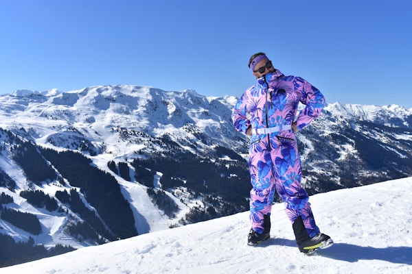 Miami Vice Ski Suit