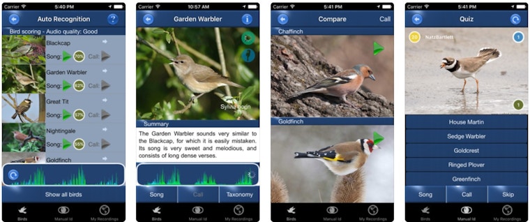 Bird Song Id Automatic Recognition & Reference - Birds Of The British Isles