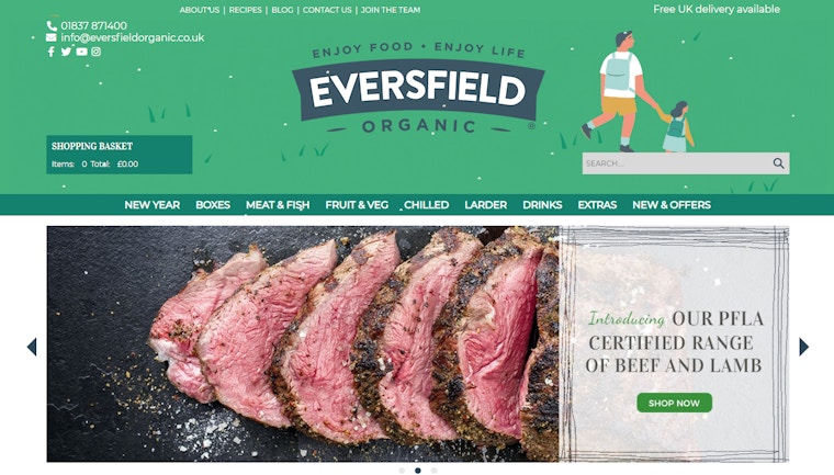 Best Online Butchers Eversfield Organic