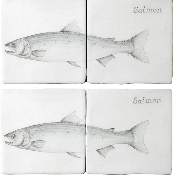 Malborough Tiles Fish 6 Panel, £46.37 per panel