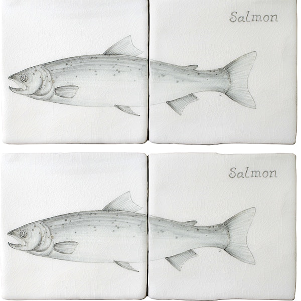 Malborough Tiles Fish 6 Panel, £46.37 per panel