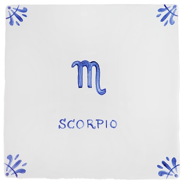 Petra Palumbo Hand Painted Star Sign Tile, £34 per tile
