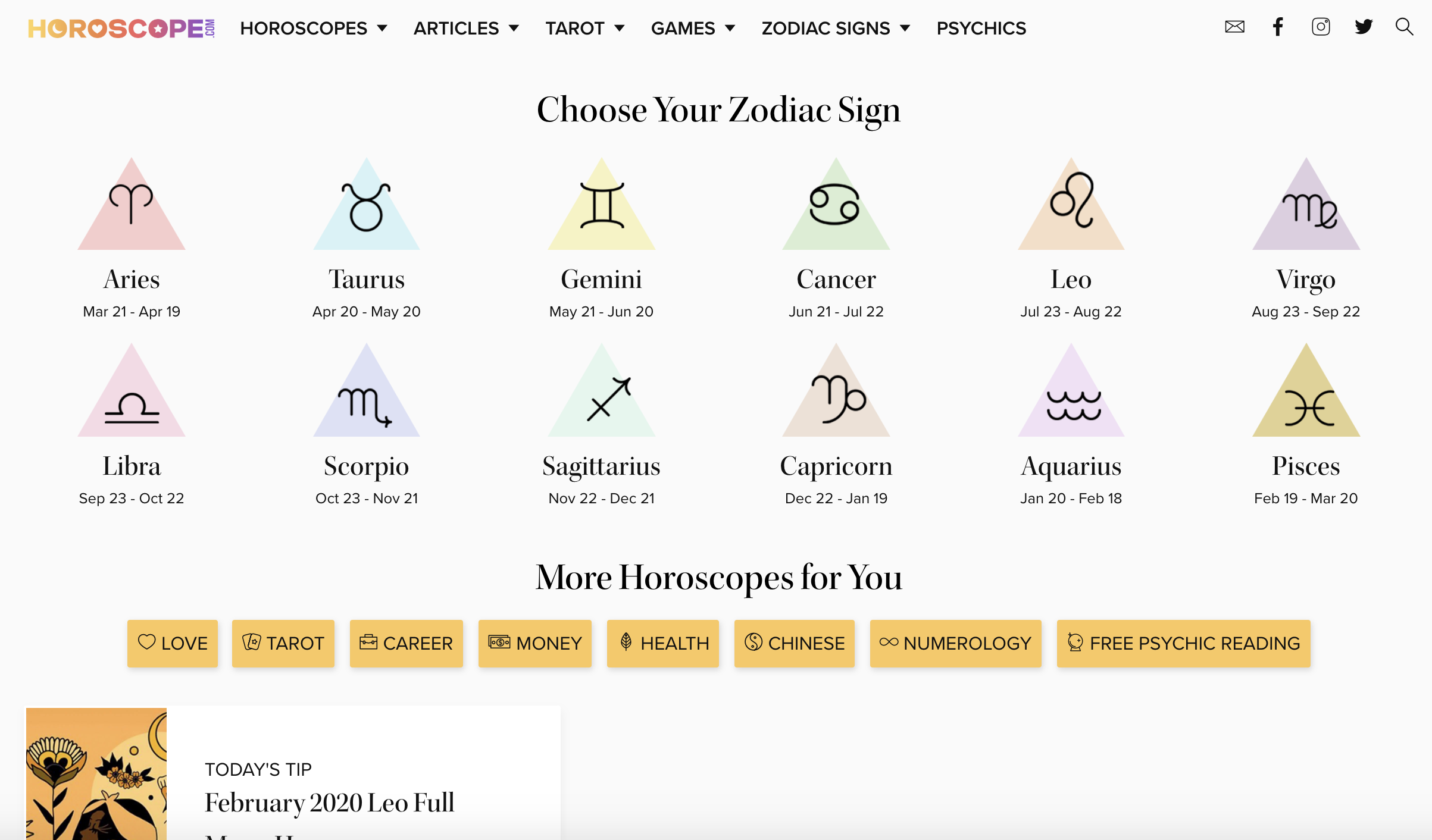 astrology websites