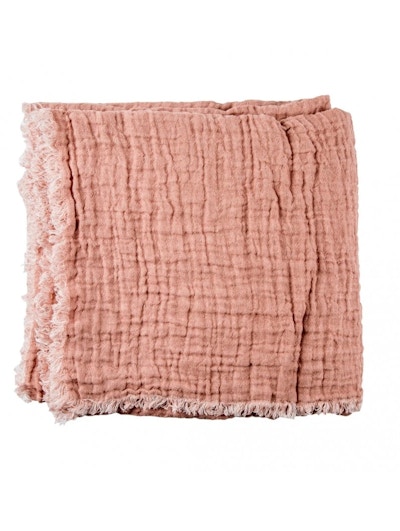 The Conran Shop Crumpled Linen Bedspread Nude, £185