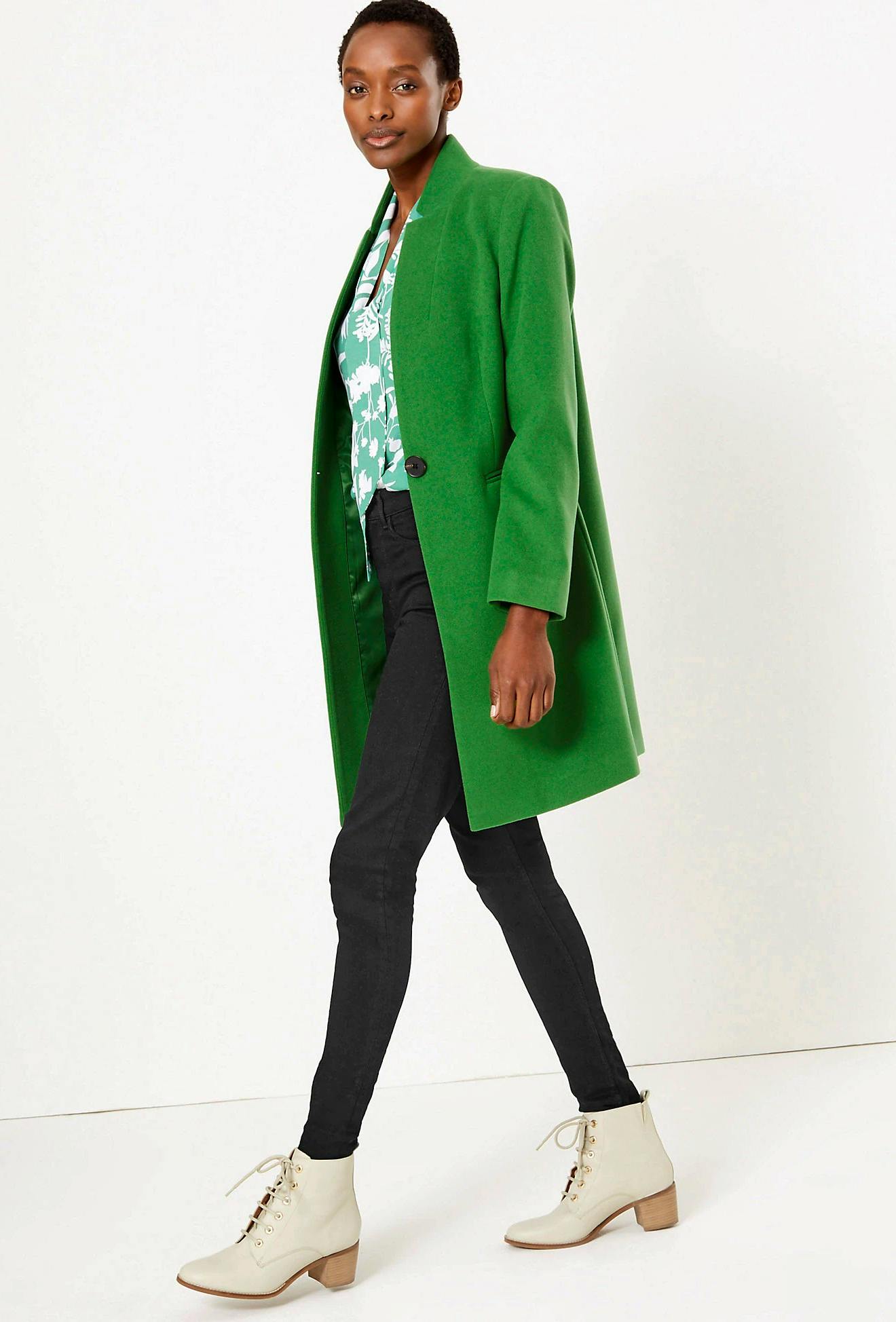 M&S Notch Neck City Coat, £59, NOW £32