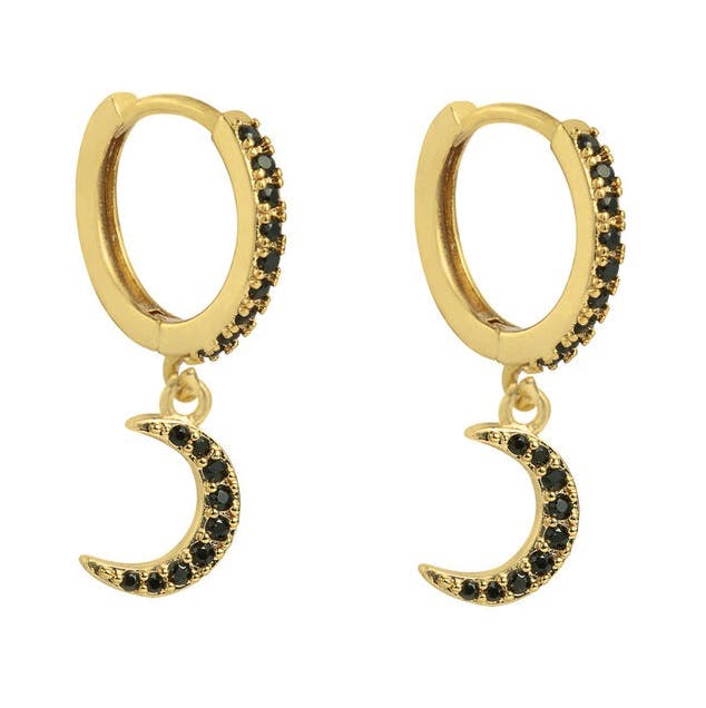 My-Wishbone Moon Disc Earrings, NOW £15 (were £35)