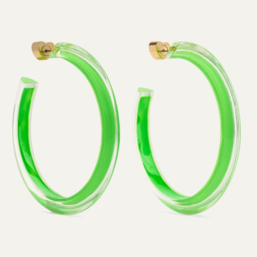 Net A Porter Hoop Earrings by Alison Lou, £130