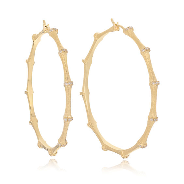 Annoushka Bamboo Gold Earrings, £2,900