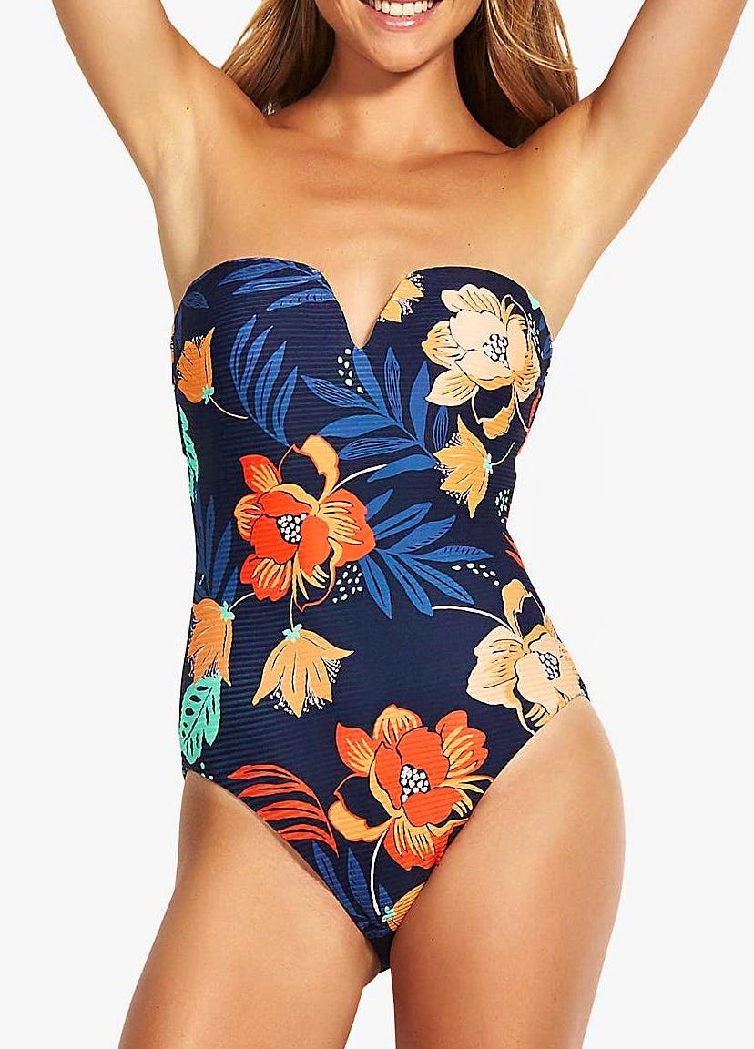 John Lewis On Vacation Bandeau Swimsuit by Seafolly, £105
