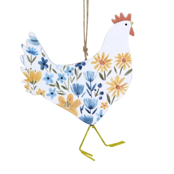 Mollie And Fred £5.99 – Floral Wooden Easter Decorations