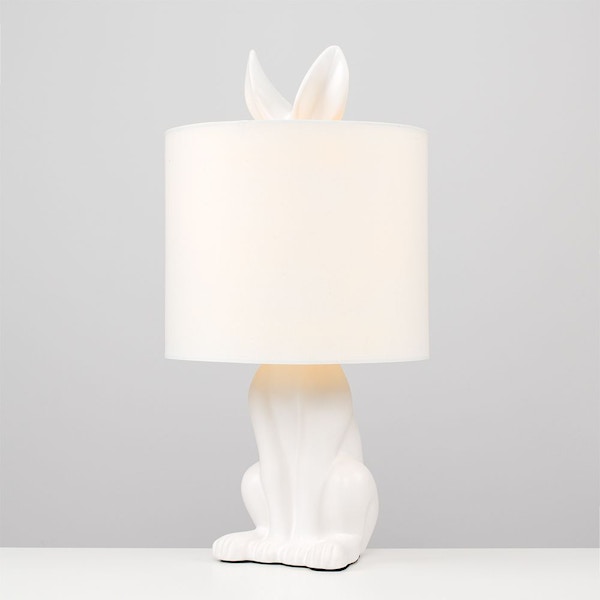 Iconic Lamps NOW £30 – Lepus White Ceramic Table Lamp