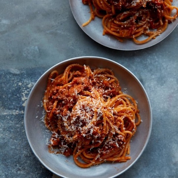 Puy Lentil Spaghetti Bolognese By Anna Jones, Pic Credit Matt Russell_ The Guardian