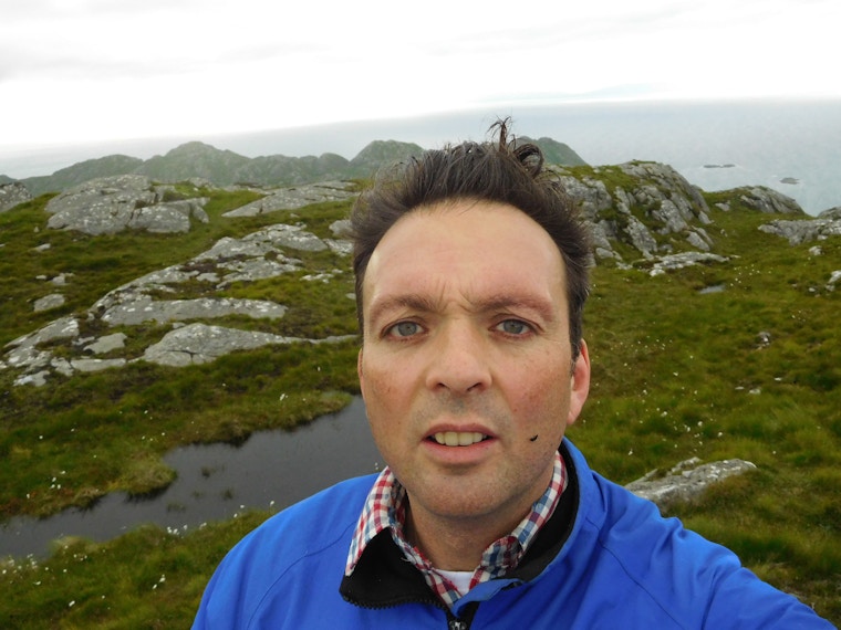 Selfie Taken On The Scottish Island Eilenan Shona