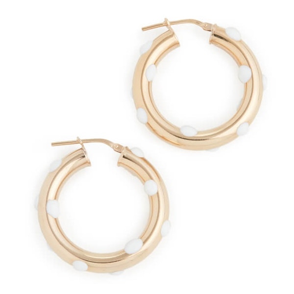 Gaviria, Large Tresor Hoops - £111.91 These classic and timeless large Tresor hoops will complete any outfit.