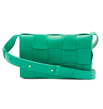 Bottega Veneta – Cassette Small Intercciato Leather Bag - £1370