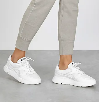 Axel Arigato, Genesis White Leather Sneakers - £180