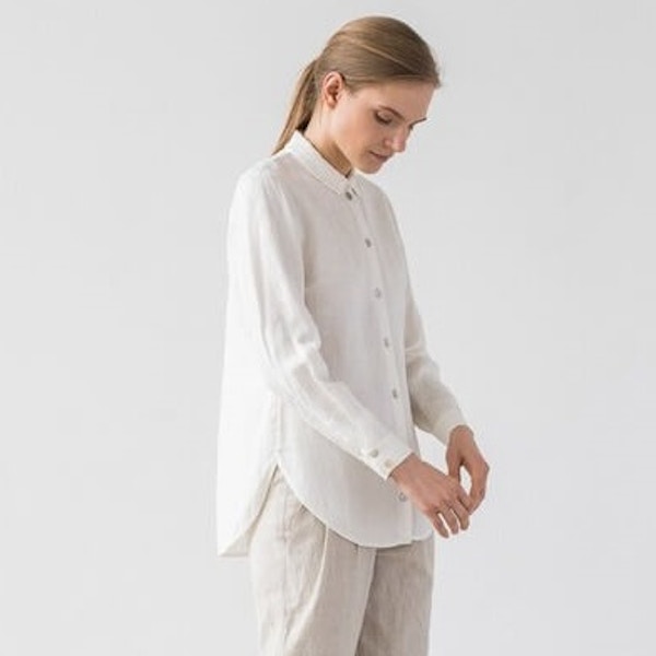 Ode To Sunday, Naomi Shirt In White - £154 A crisp white shirt is a necessity in our books. We love this one from ‘Ode To Sunday’.
