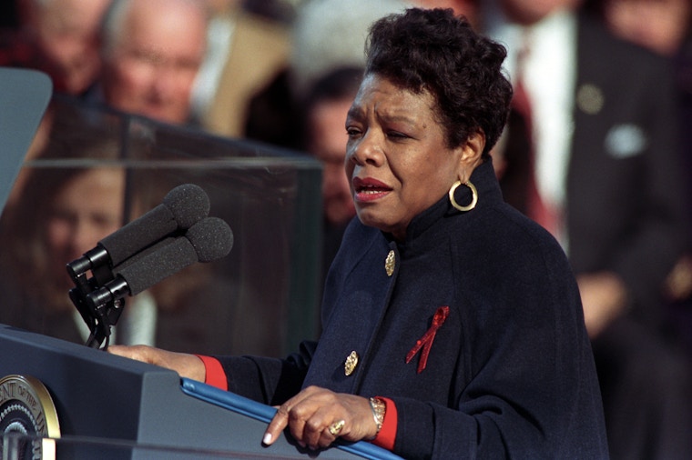 Maya Angelou At Clinton Inauguration