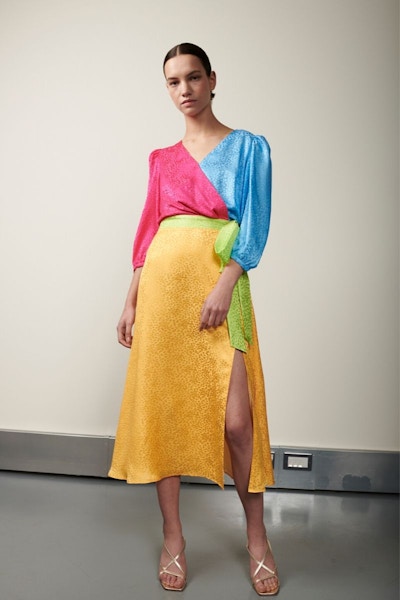 Olivia Rubin Paloma Colourblock Dress, £295