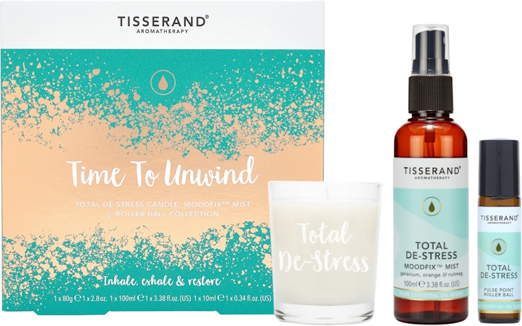 Tisserand Aromatherapy Time To Unwind Total De-Stress Collection