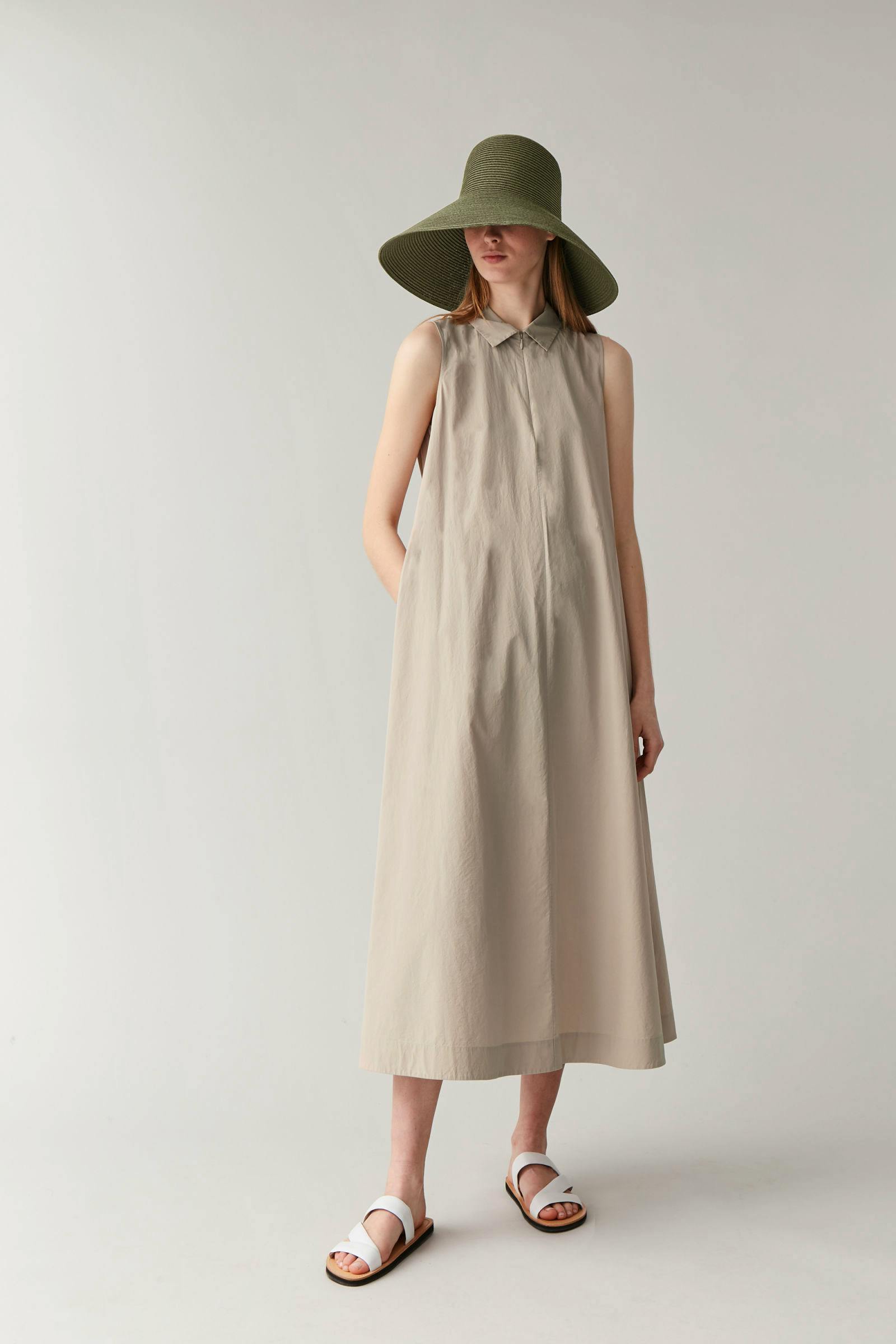 COS Wide Brim Straw Hat, £45