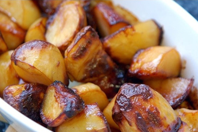Marmite Health Benefits And Recipes Roast Potatoes With Marmite