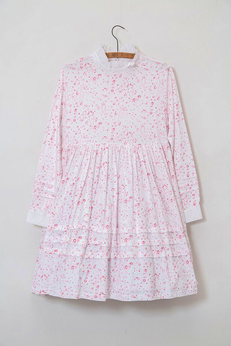 Cabbages & Roses Marriot Jersey Dress In Grace Organic Cotton, £109