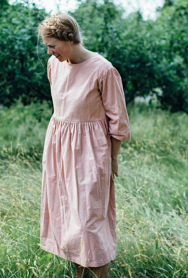 Maude Made Maude Dress In Baby Pink, £60