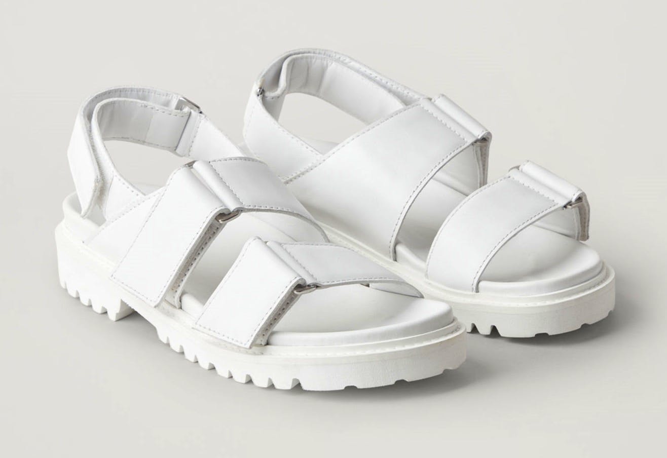 Cos chunky leather on sale sandals