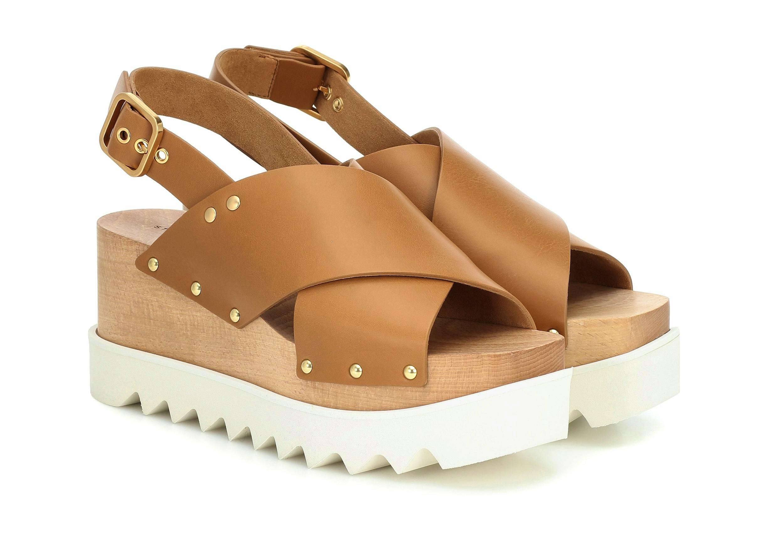 MyTheresa Stella McCartney Elyse Platform Sandals, £485
