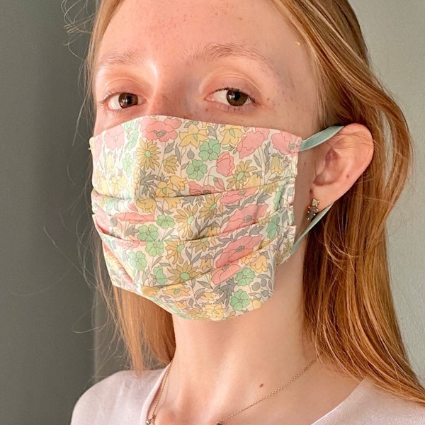 Etsy Liberty Luxe Cotton Face Mask, £12