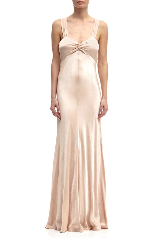 Ghost Bea Dress in Oyster, NOW £50