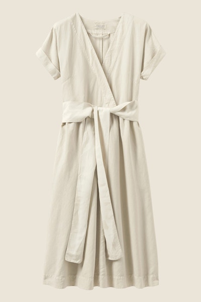 Toast Cotton Linen Wrap Front Dress, £195