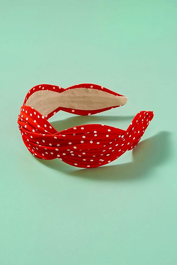 Anthropologie Wavy Polka Dot Headband, £28