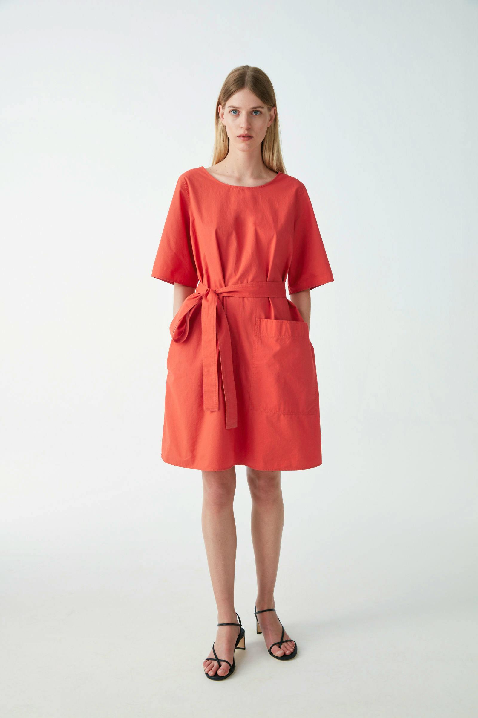 COS Cotton Dress With Ties, £59