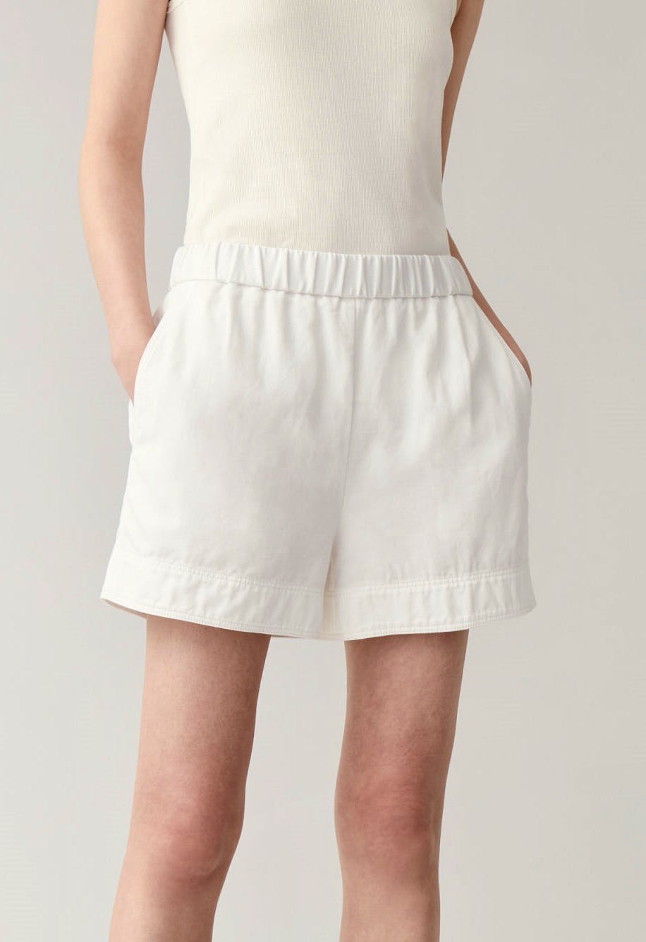 Cos Cotton Linen Shorts, £45