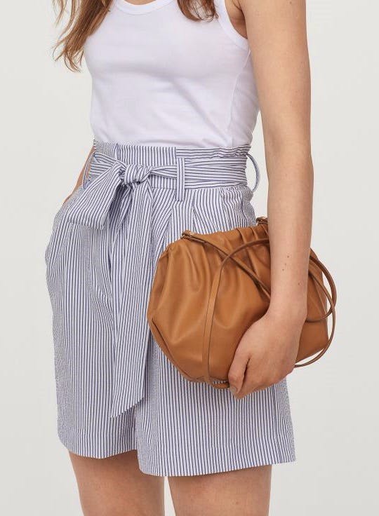 H&M Tie-Belt Shorts, £17.99