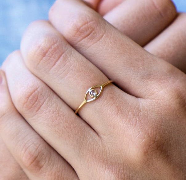 Celine Daoust Rose Cut Diamond Iris Ring, €315