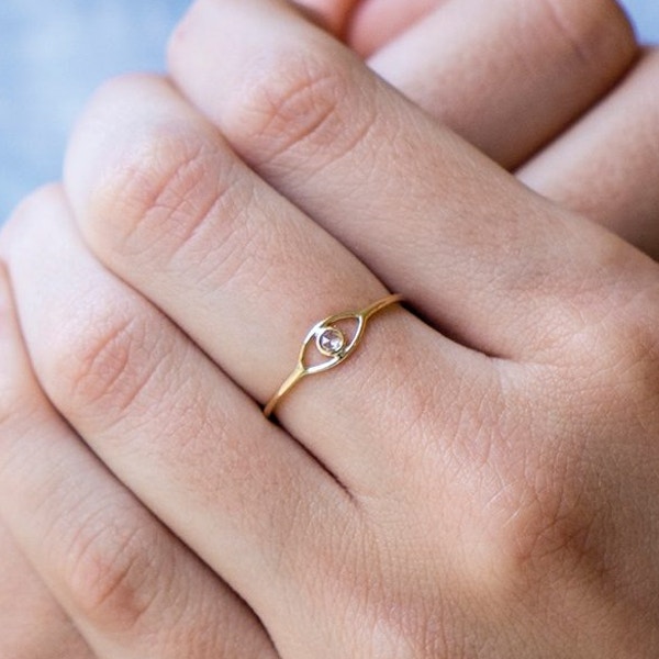 Celine Daoust Rose Cut Diamond Iris Ring, €315