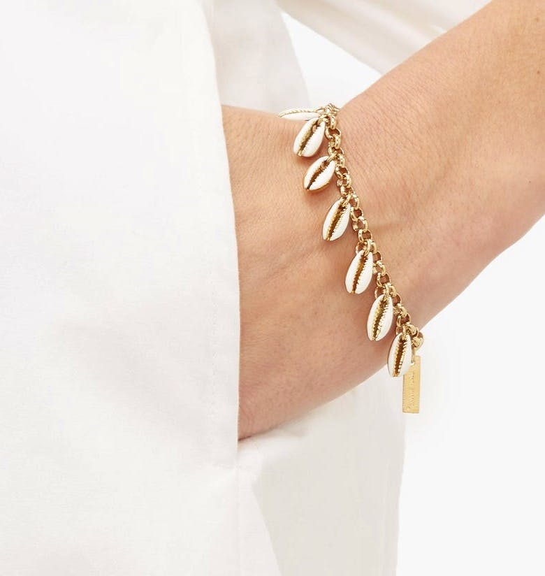 Matches Fashion Isabel Marant, Shell Drop Charm Bracelet, £150