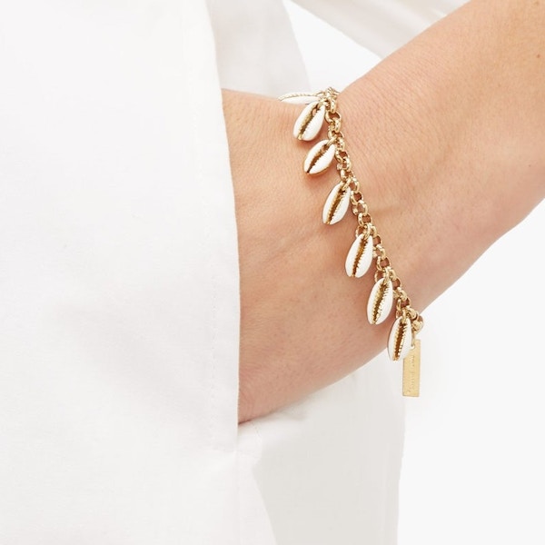 Matches Fashion Isabel Marant, Shell Drop Charm Bracelet, £150