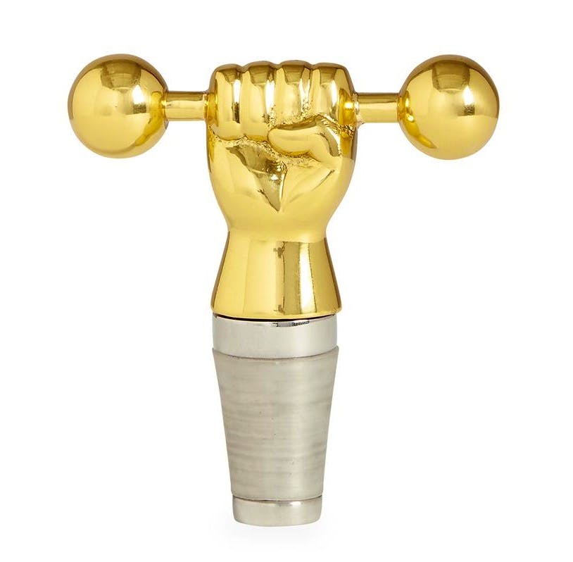 Jonathan Adler Barbell Bottle Stopper, £58