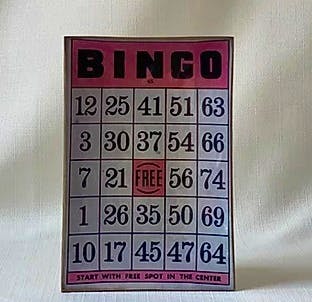 Tat – London Bingo Glass Trinket Dish, £24