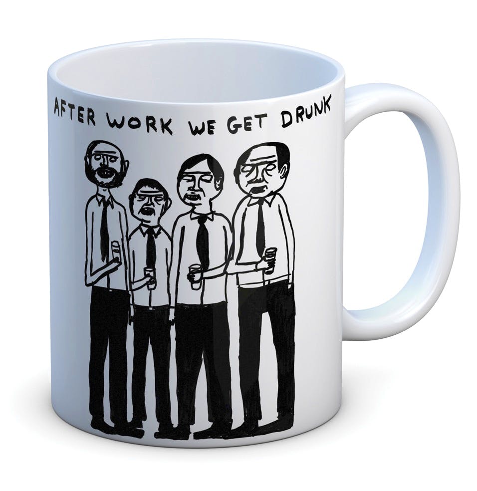 Brain Box Candy David Shrigley, ‘After Work We Get Drunk’ Mug, £10