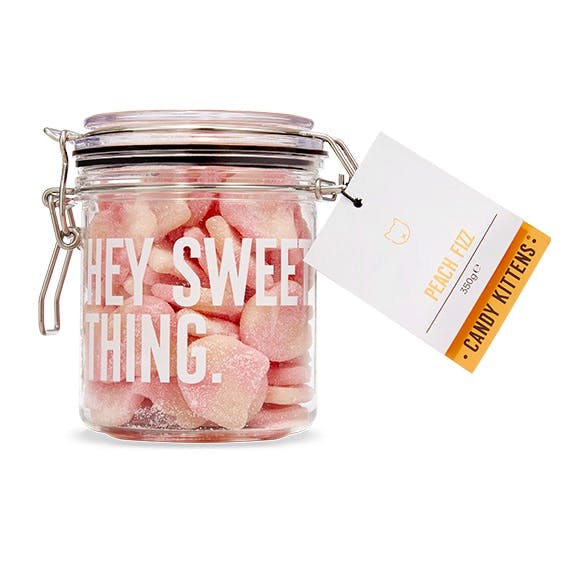 Candy Kittens Peach Fizz Gift Jar, £8
